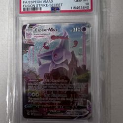 PSA 10 Espeon, Zapdos And 9 Flareon