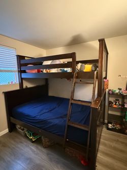 twin over full size bunk bed