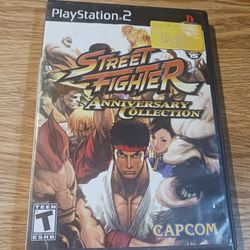 Street Fighter Anniversary Collection Ps2