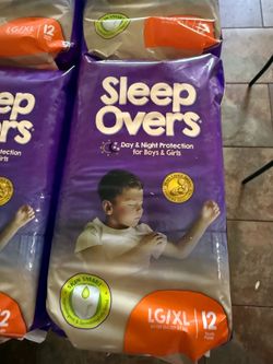 Diapers sleep overs