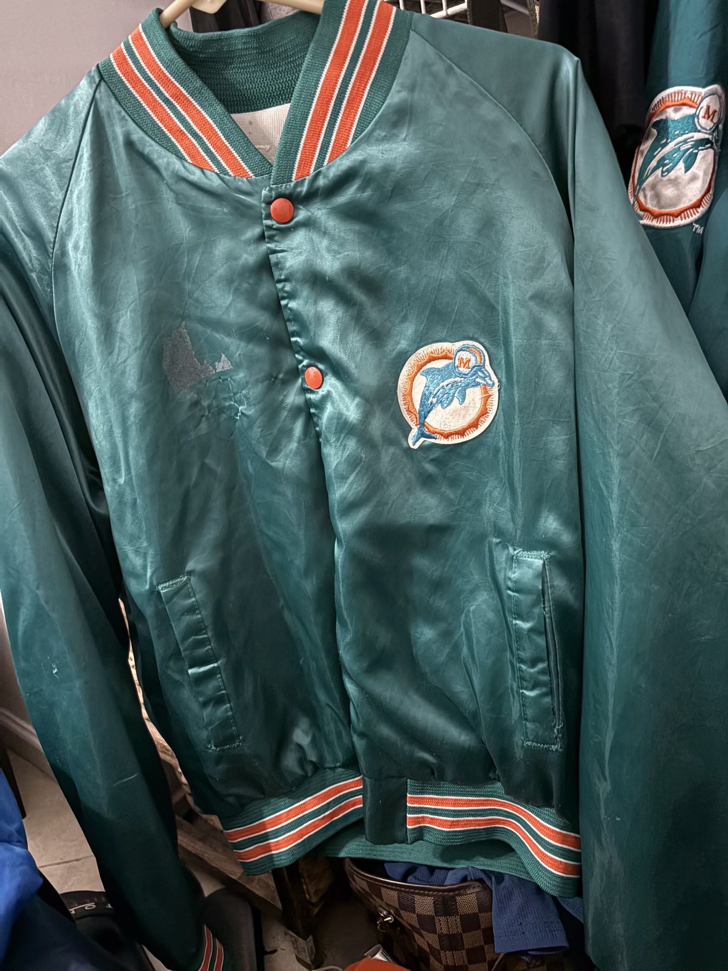 Miami Dolphins 1990s Vintage Bomber Jacket