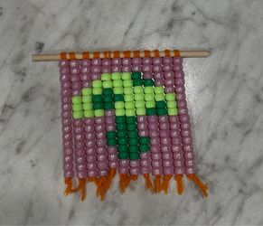 Handmade Beaded Wall Hanging