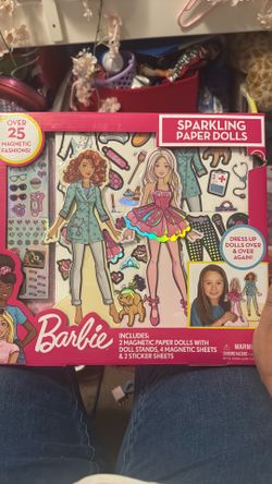 Barbie sparkling paper dolls
