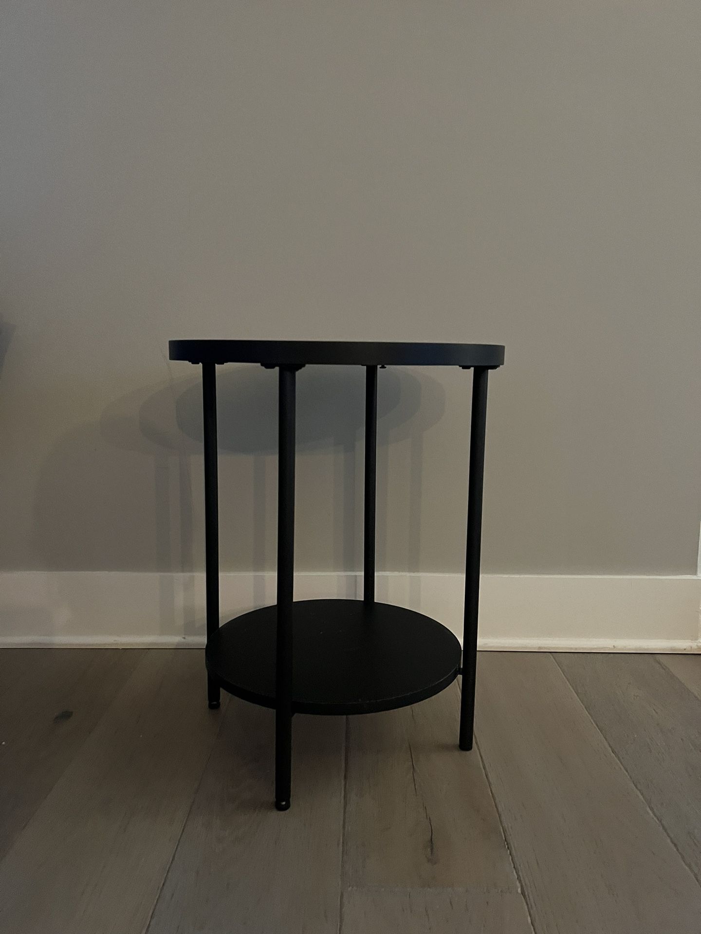 Black Side/End Table Or Plant Stand