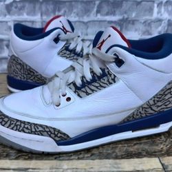 Jordan 3 True Blue Size 7 