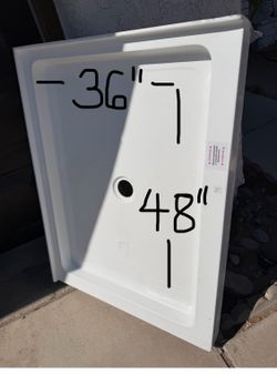 NEW SHOWER BASE 48”x36”