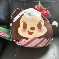 Disney Munchlings Minnie Mouse Holiday Toffee Pudding Cupcake Plush Plushy