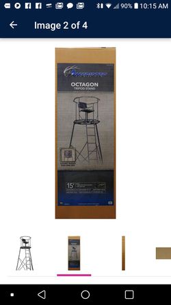 Ameristep octagon tripod hunting stand 15' for Sale in Detroit, MI