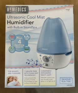 Homedics Ultrasonic cool mist humidifier