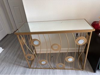 Glass top Table