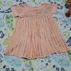 Peach Girl Dress 
