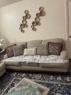 Grey Sofa and loveseats