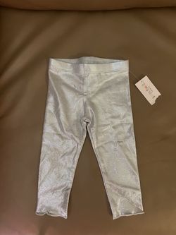 GARANIMALS New 6 to 9 months, shiny silver pants