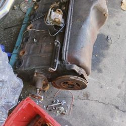 1962 Chevy Bel Air Straight 6 Block With The Trans