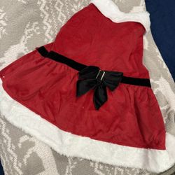 Dog Xmas Santa Dress 