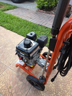 Gas-Powered Pressure Washer with Wand and Hose