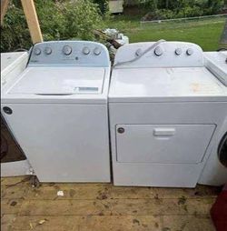 Whirlpool washer and dryer(Electric)