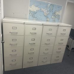 OFFICE/HOME FILE CABINET 4 DRAWERS METAL FILE 