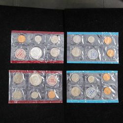 Pair 1968 & 1969 U.S. Mint Sets in OGP -- 20 TOTAL COINS WITH SILVER!