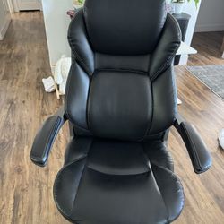 High Back Leather Office Chair