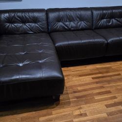 Leather Sectional Sofa - L Shape