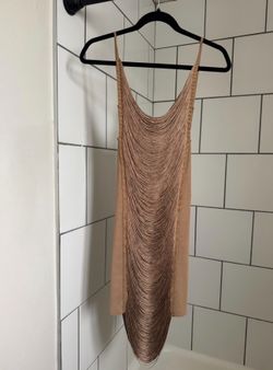 Gold dress