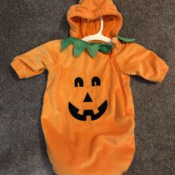 Infant pumpkin Halloween costume