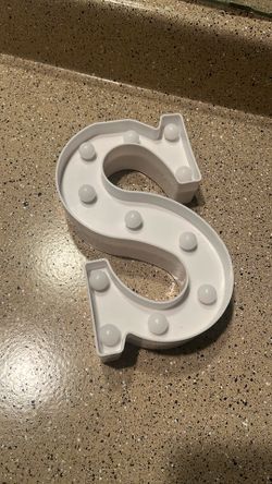 S Sign Light