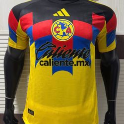Soccer America america 🦅🦅las home and away local visitante aguilas New Jersey  2025-  2026 fan version  player version small to 4xl tricampeon futbo