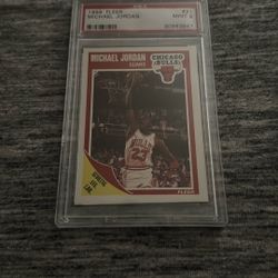 1989 Fleer 21 MJ PSA Grade 9