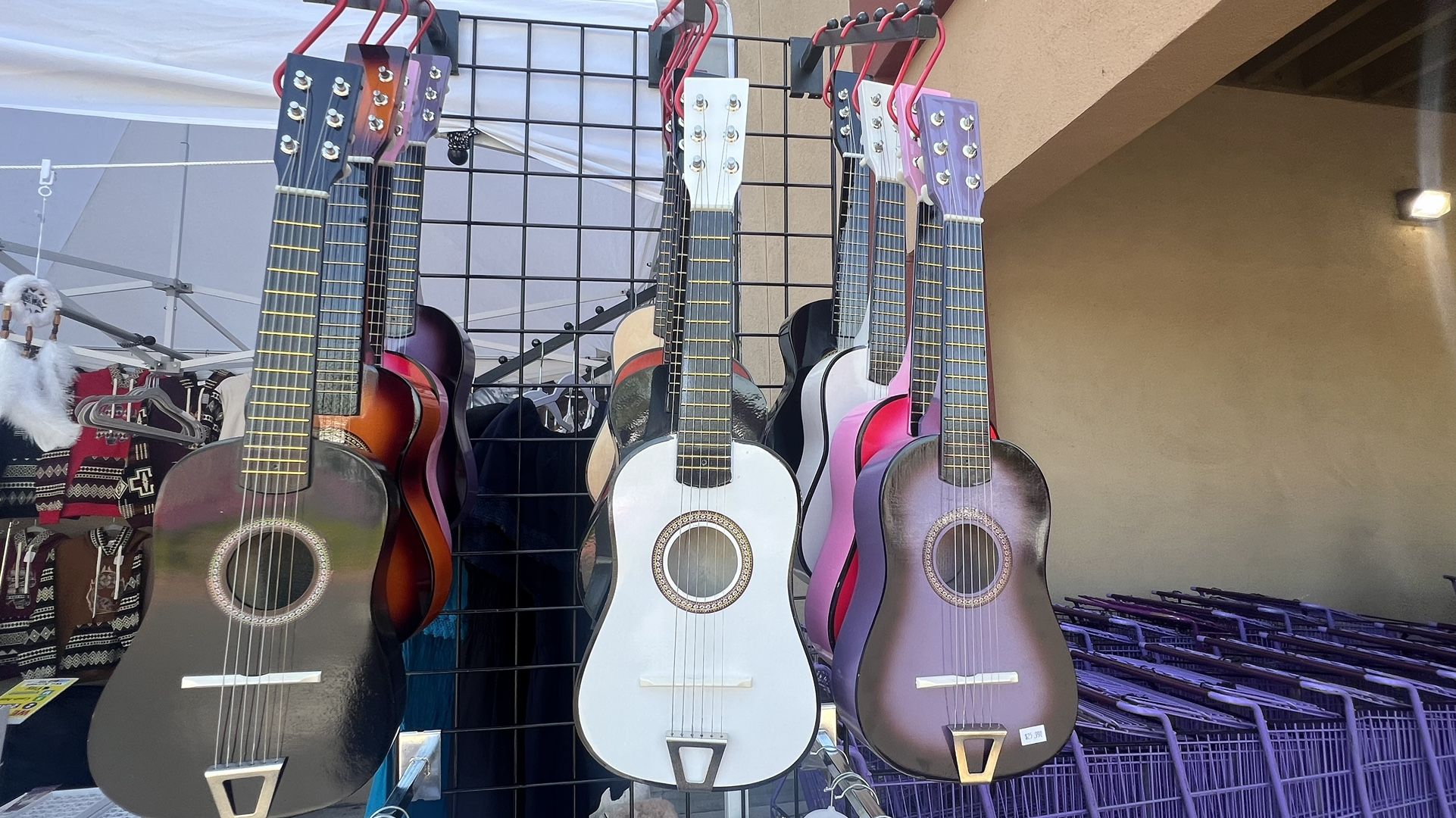 Wooden acoustic guitars for children