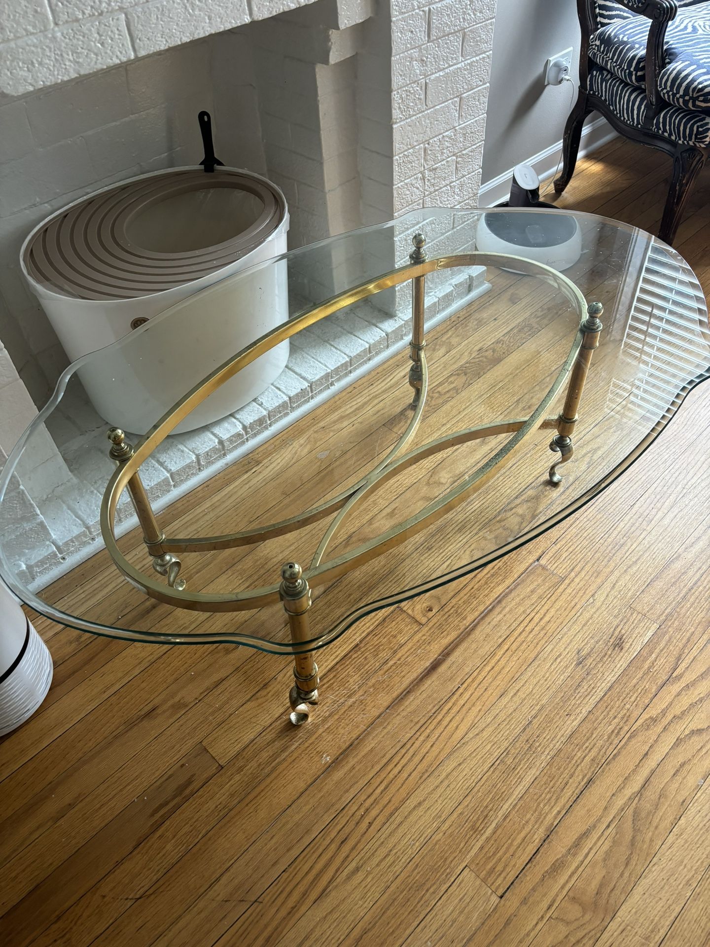 Two Piece Glass Table