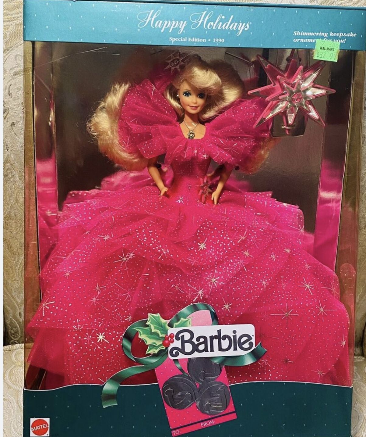 1990 Holiday BARBIE IN BOX