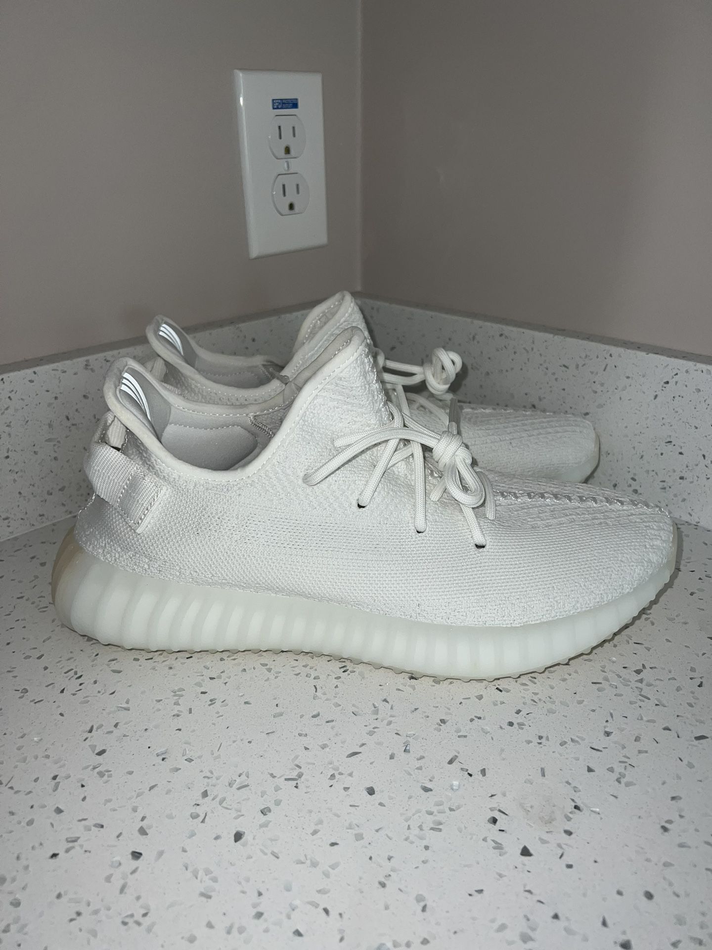 Adidas Yeezy Boost 350 V2 'Triple White' Shoes - 10