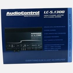 AudioControl LC-5.1300 High-
Power 1300W 5-Channel Amplifier
w/ AccuBass Amp NEW