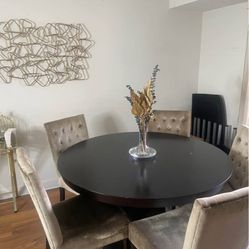 Moving Sale! Dining Room Table With 8 Chairs 