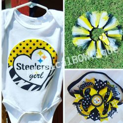 Steelers football tutu set -18 months