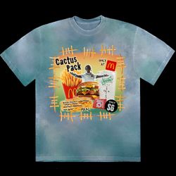 Travis scott McDonald's tie dye shirt