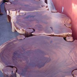 20’ Container Full Of Rare South African Wood Furniture