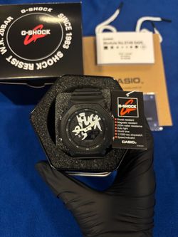 Gshock black & white(f 9-5 custom)