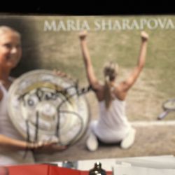 Maria Sharapova Autographed Picture 