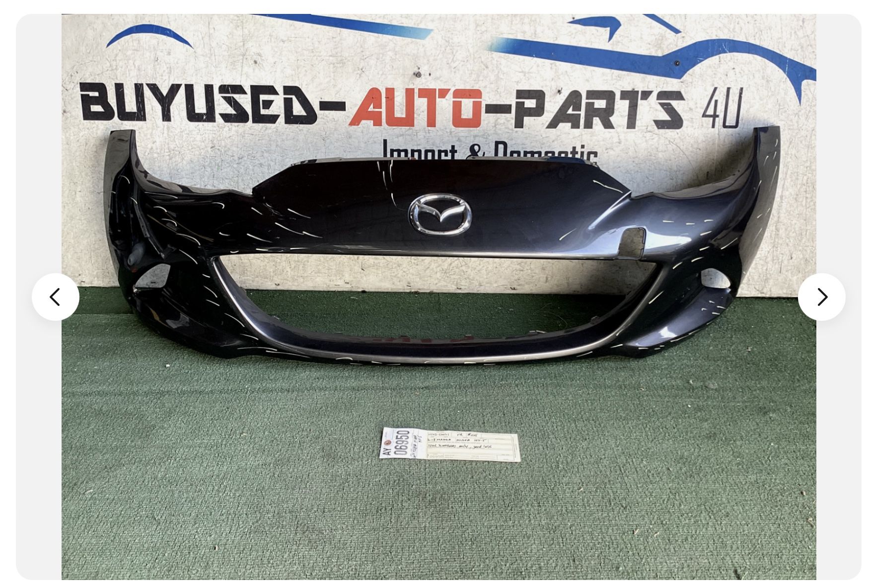 2016 - 2017 - 2018 MAZDA MIATA MX5 MX-5 FRONT BUMPER COVER OEM AY06950