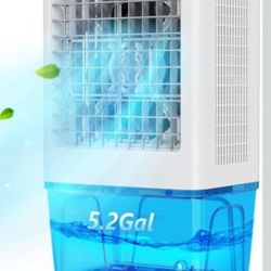 ROVSUN 1400CFM Evaporative Air Cooler, 5.2 Gal 