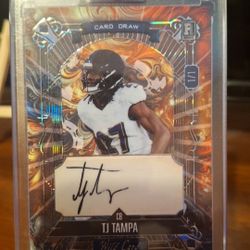Wild Card 5 Card Draw TJ Tampa Rookie Auto 1/1