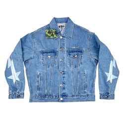 BAPE Men's Blue and Silver Jacket(72)11
