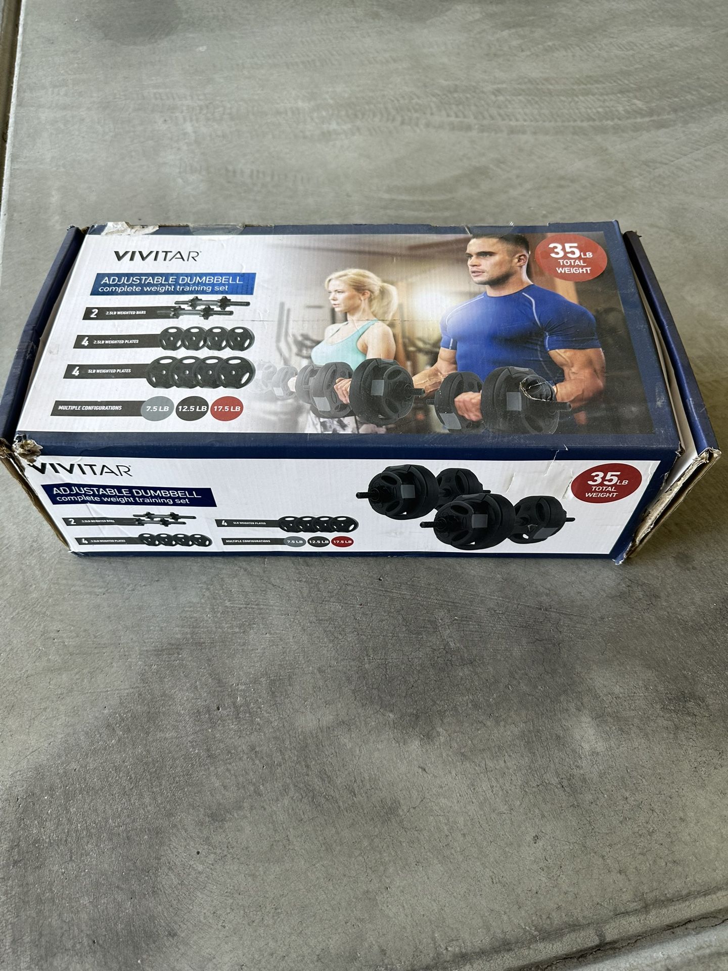 Vivitar Adjustable Dumbbell Set