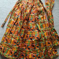 African Skirt With A Head Band