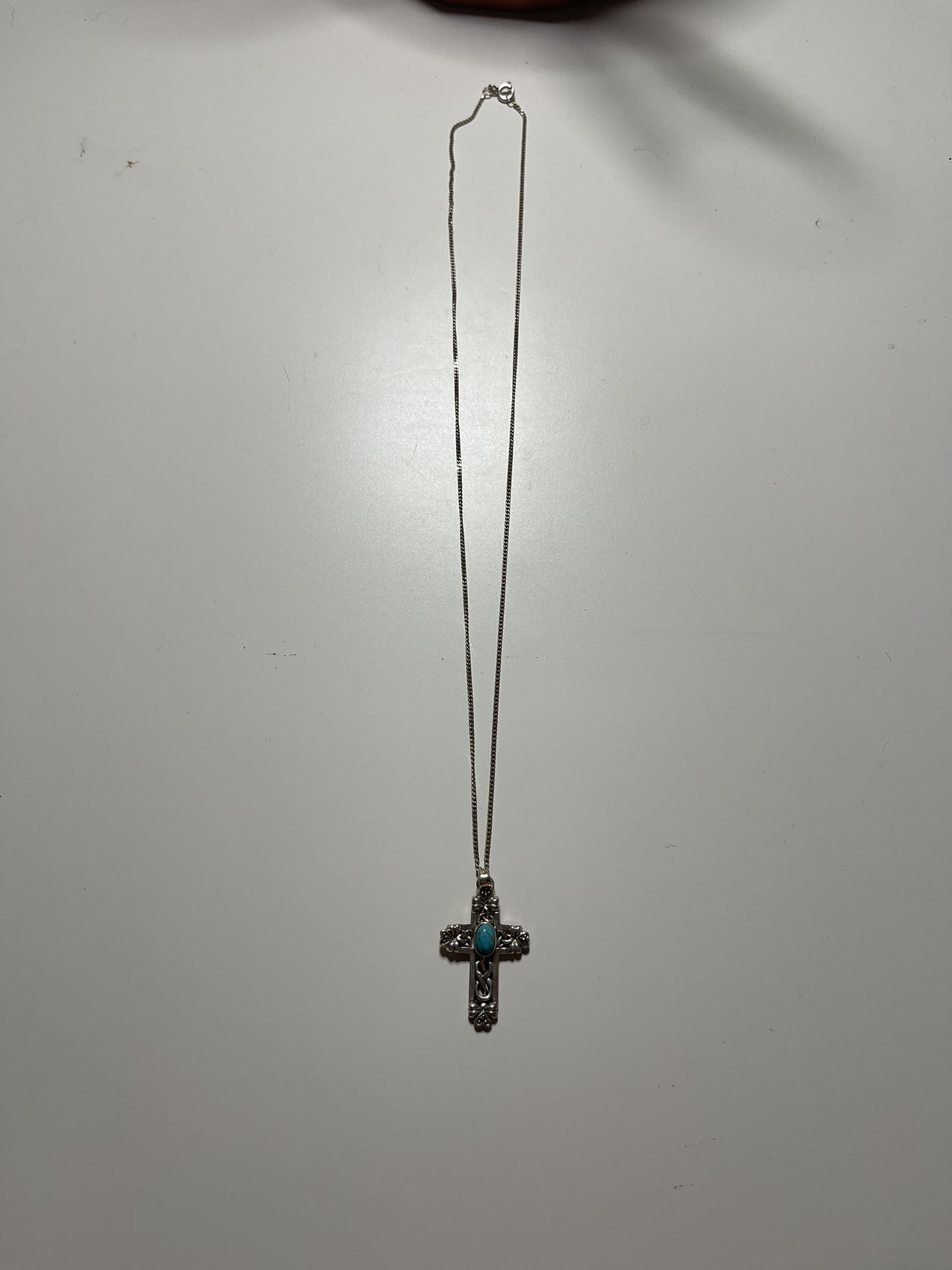Ireland Turquoise Cross Necklace