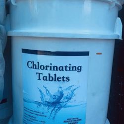 Chlorine Tablets 3” Pool 50lbs/bucket