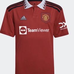 Adidas Manchester United 2022/2023 Home Jersey - Red H13881 Size L NEW MSRP $130